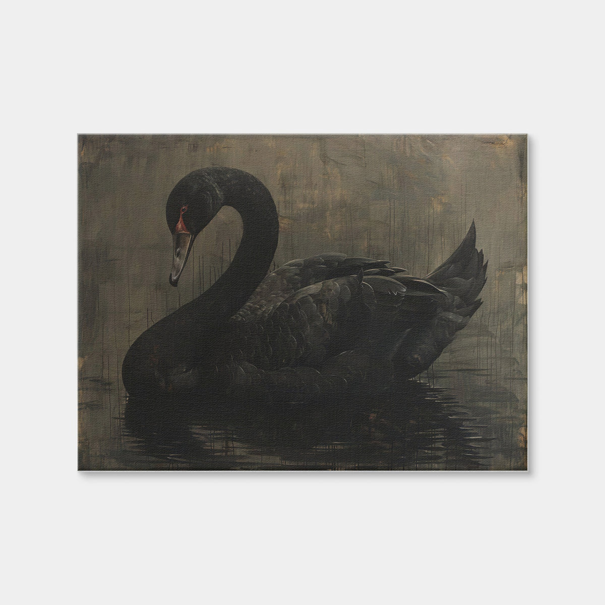 AUTO-MOCKUP WHITE | Moody Swan | 1 Piece | Gallery Wrap Canvas | group=4x3