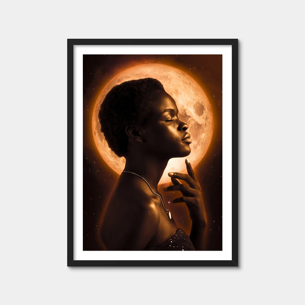Moon Art Wall Art — Framed Print Format preview