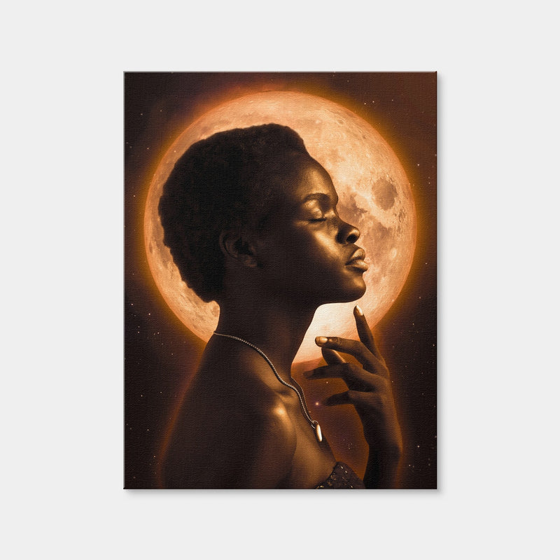 AUTO-MOCKUP WHITE | Moon Art | 1 Piece | Gallery Wrap | group=3x4