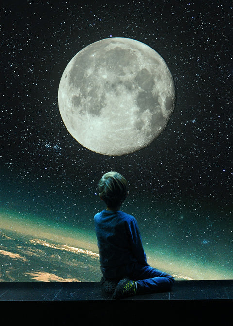 Moon Boy Bocah Wall Art