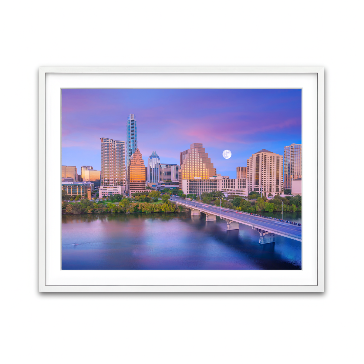 Framed Print 4x3 White