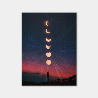AUTO-MOCKUP WHITE | Moon Phase | 1 Piece | Gallery Wrap | group=3x4