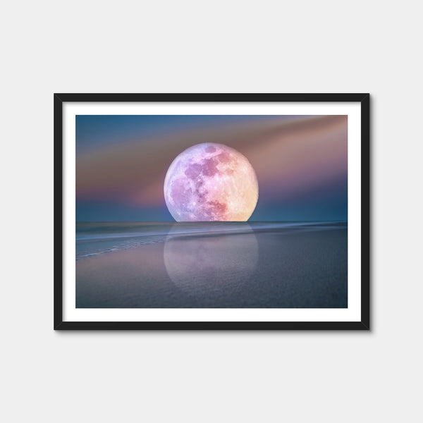 Moon Rise Wall Art — Framed Print Format preview