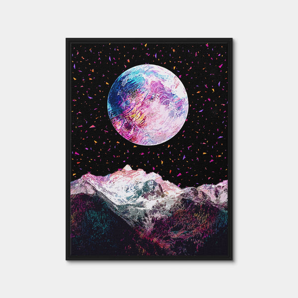 Moonscape 7 Wall Art — Framed Canvas Format preview