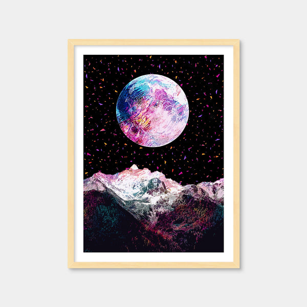 Moonscape 7 Wall Art — Framed Print Format preview