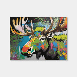 AUTO-MOCKUP WHITE | Moose Graffiti | 1 Piece | Gallery Wrap | group=4x3