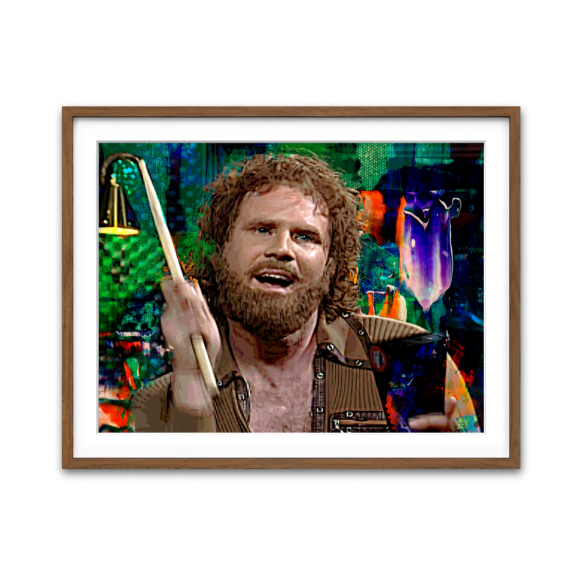 Framed Print 4x3 Walnut