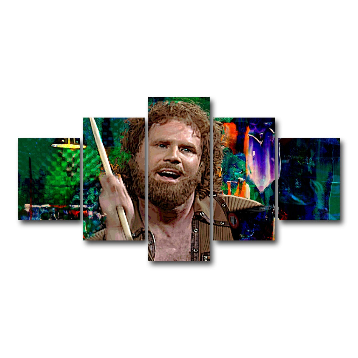 AUTO-MOCKUP WHITE | More Cowbell | 5 Piece | Gallery Wrap Canvas | group=5_short