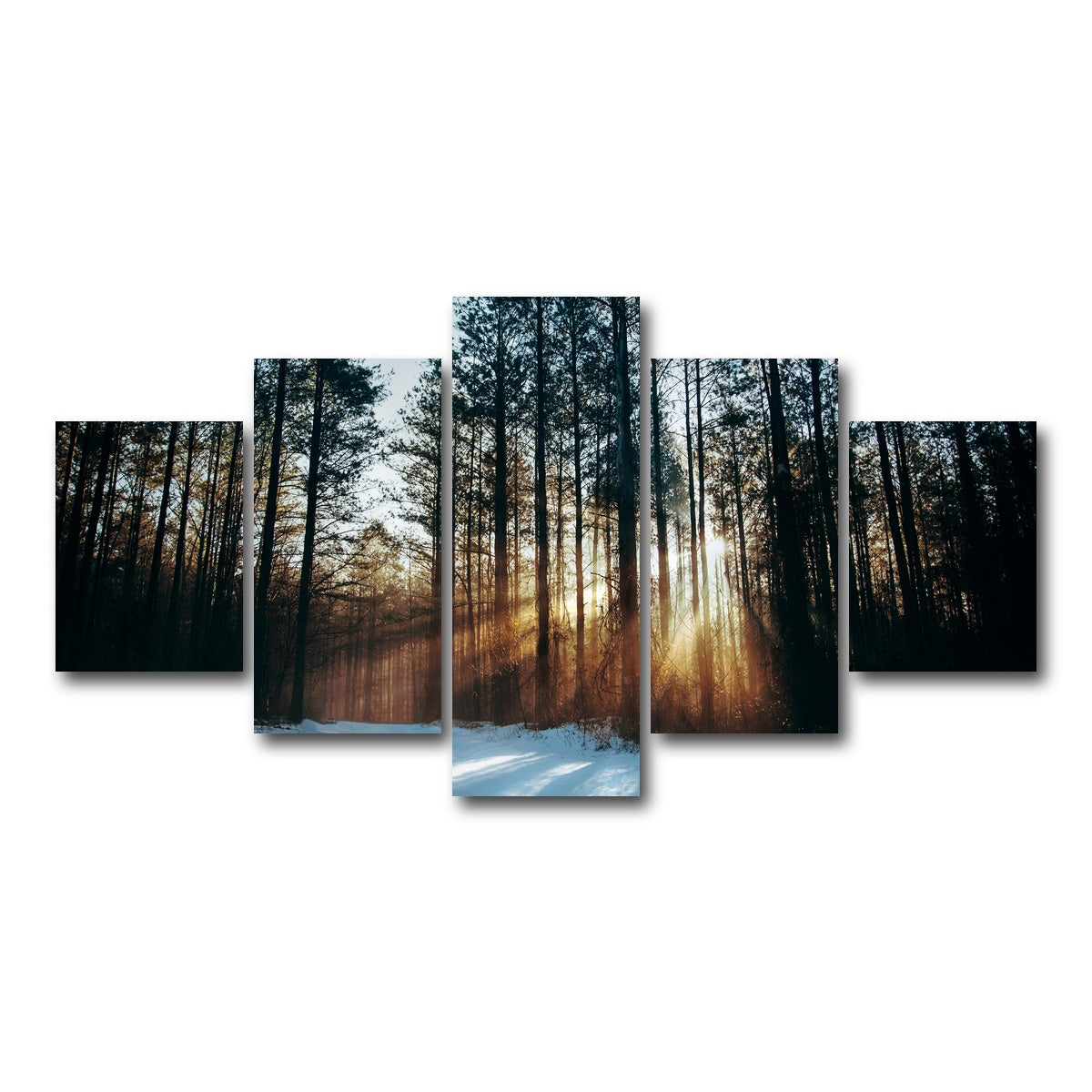 AUTO-MOCKUP WHITE | Morning Light | 5 Piece | Gallery Wrap Canvas | group=5_short