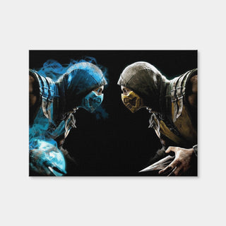 AUTO-MOCKUP WHITE | Mortal Kombat | 1 Piece | Gallery Wrap | group=4x3