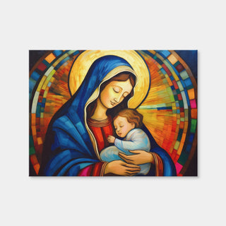 AUTO-MOCKUP WHITE | Mother God Mary | 1 Piece | Gallery Wrap Canvas | group=4x3