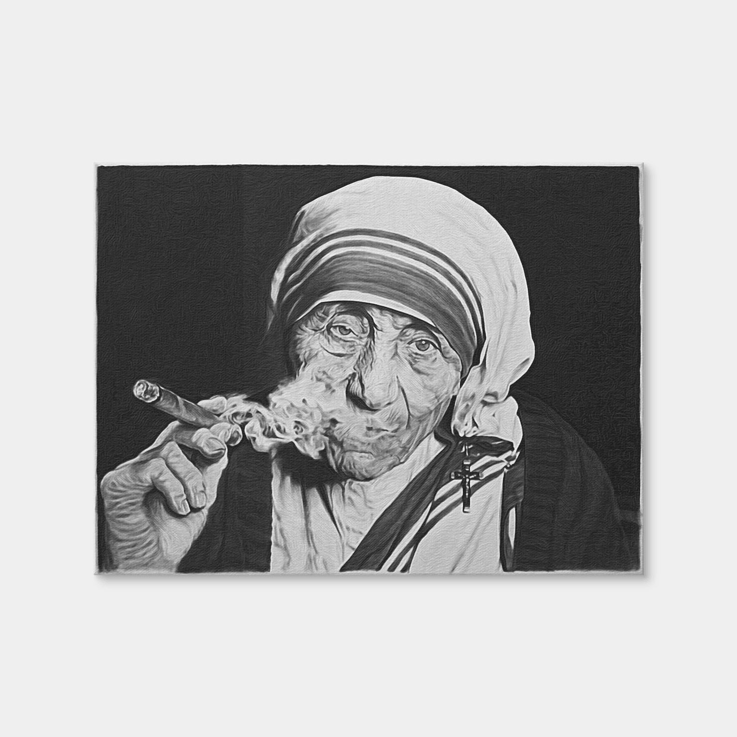 AUTO-MOCKUP WHITE | Mother Teresa | 1 Piece | Gallery Wrap | group=4x3