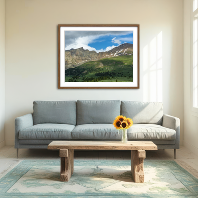 AUTO-MOCKUP ROOM | Mount Bierstadt and The Sawtooth Wall Art