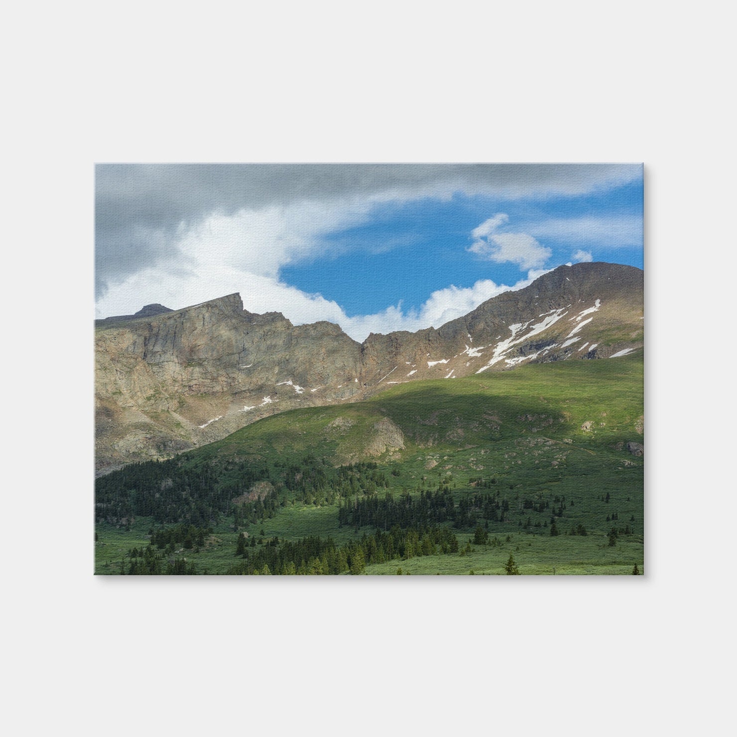 AUTO-MOCKUP WHITE | Mount Bierstadt and The Sawtooth | 1 Piece | Gallery Wrap Canvas | group=4x3