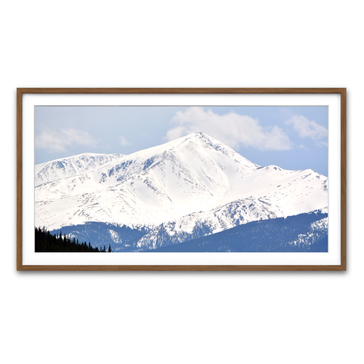 Framed Print 2x1 Walnut