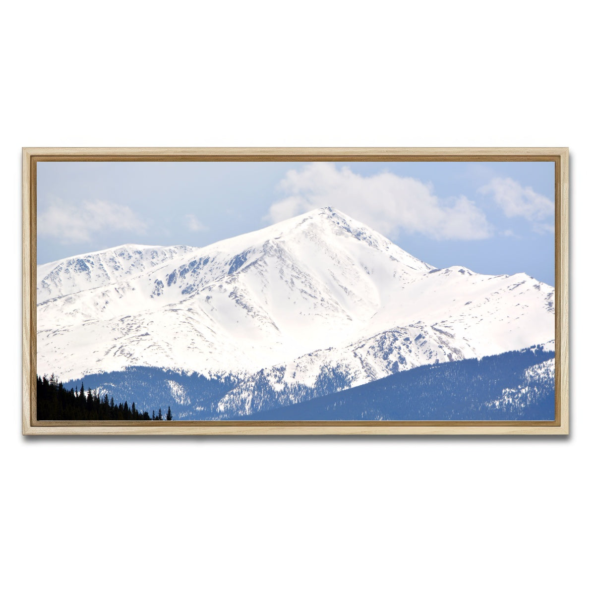 AUTO-MOCKUP WHITE | Mount Elbert | 1 Piece | Natural Framed Canvas | group=2x1