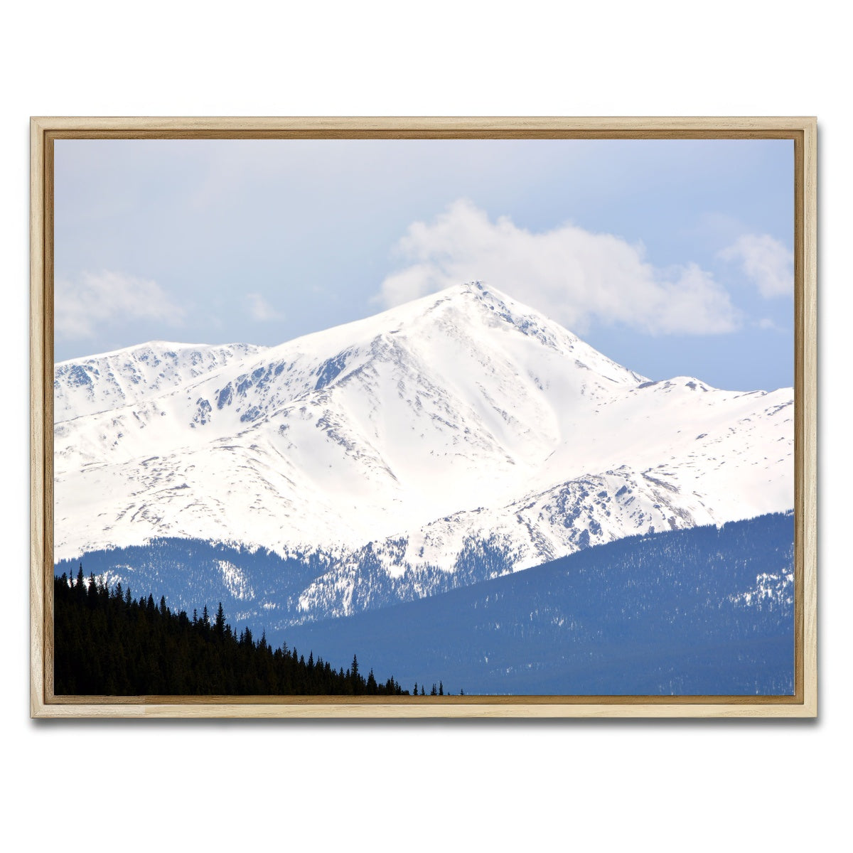 AUTO-MOCKUP WHITE | Mount Elbert | 1 Piece | Natural Framed Canvas | group=4x3