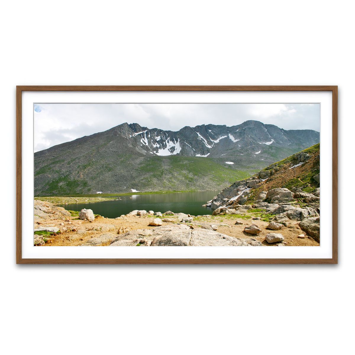 Framed Print 2x1 Walnut