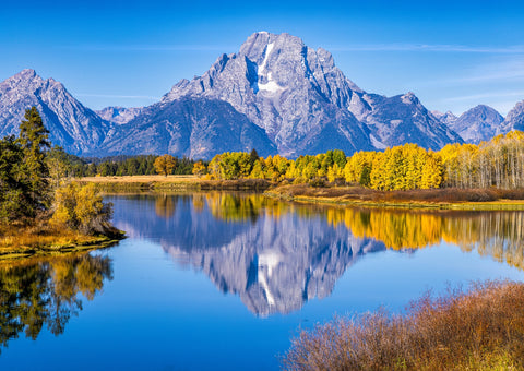 Mount Moran and Reflections Wall Art