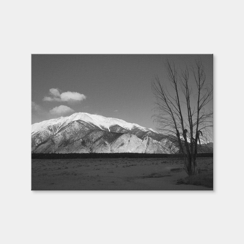 AUTO-MOCKUP WHITE | Mount Princeton Black and White | 1 Piece | Gallery Wrap | group=4x3