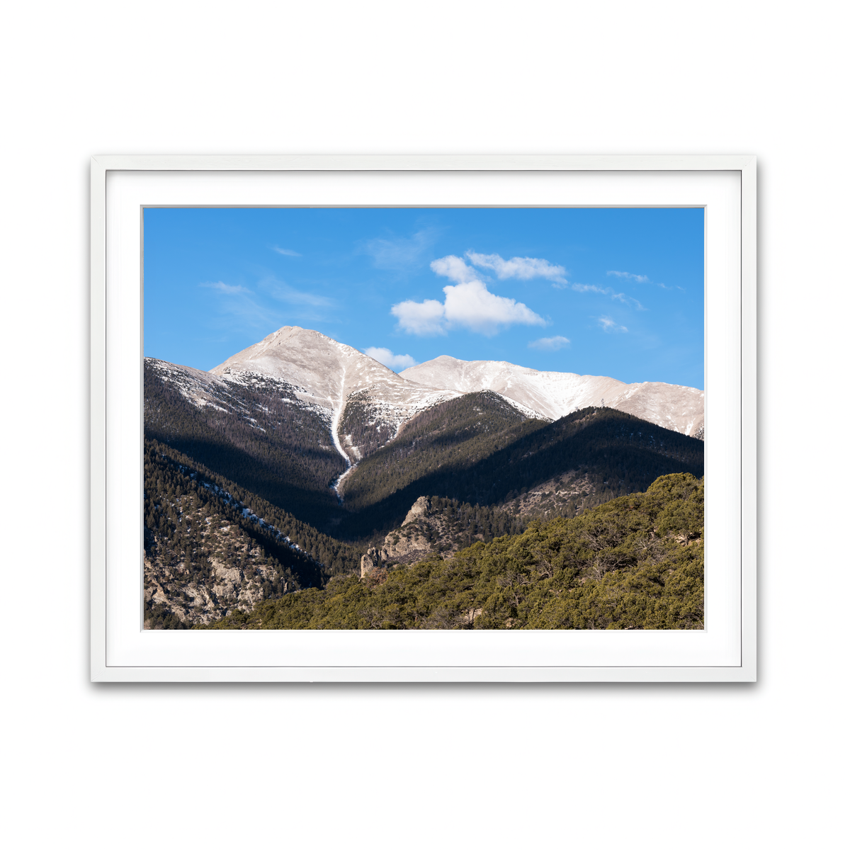 Framed Print 4x3 White
