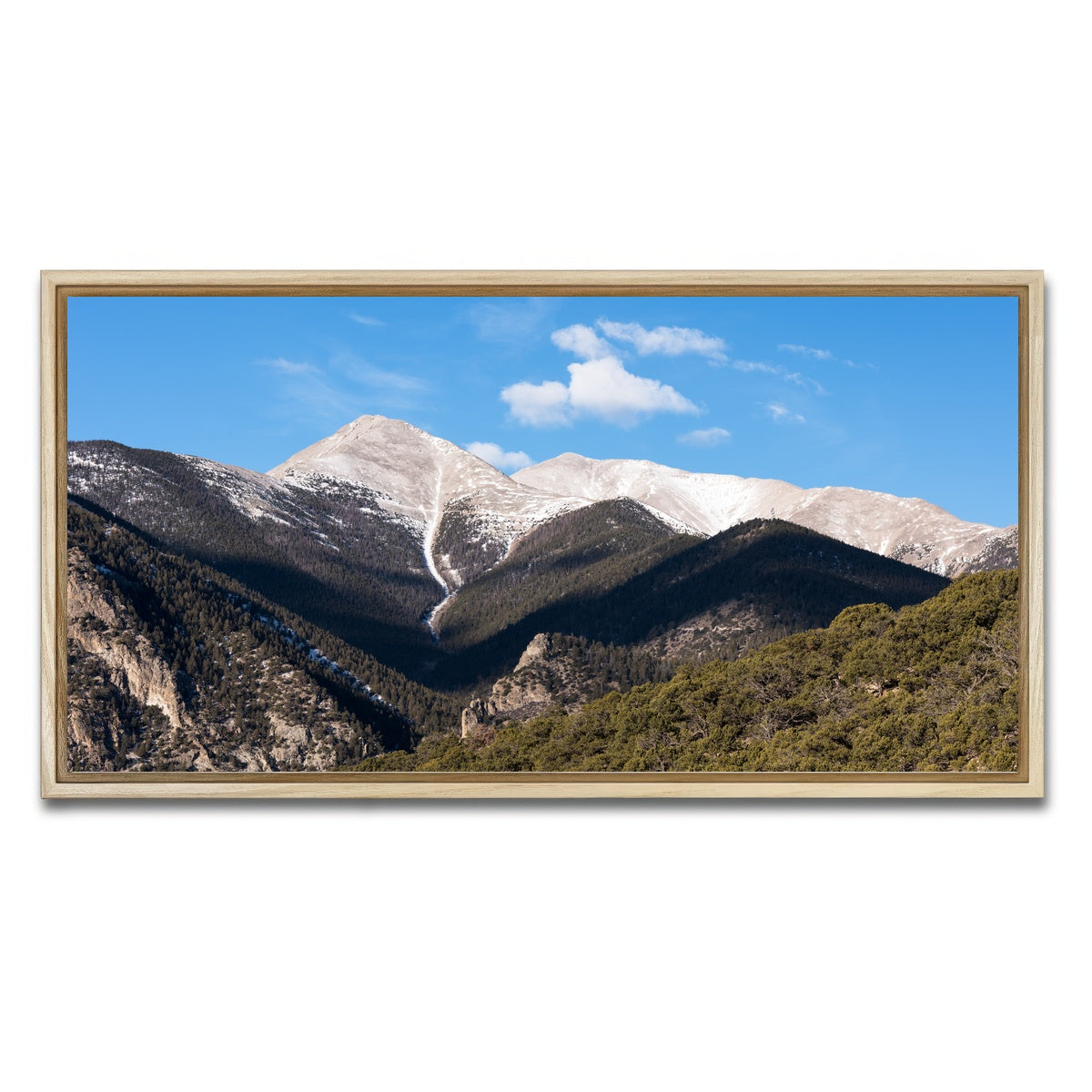 AUTO-MOCKUP WHITE | Mount Princeton | 1 Piece | Natural Framed Canvas | group=2x1