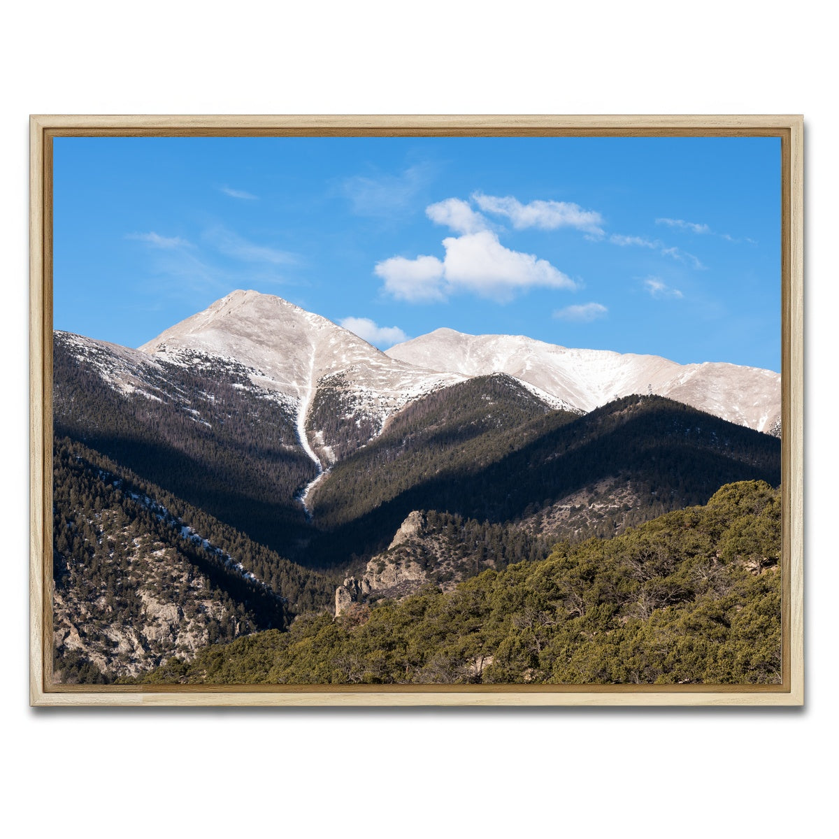 AUTO-MOCKUP WHITE | Mount Princeton | 1 Piece | Natural Framed Canvas | group=4x3