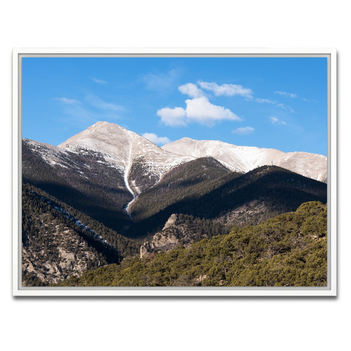 AUTO-MOCKUP WHITE | Mount Princeton | 1 Piece | White Framed Canvas | group=4x3