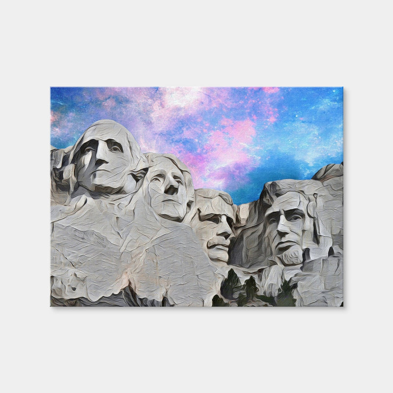 AUTO-MOCKUP WHITE | Mount Rushmore Abstract | 1 Piece | Gallery Wrap Canvas | group=4x3
