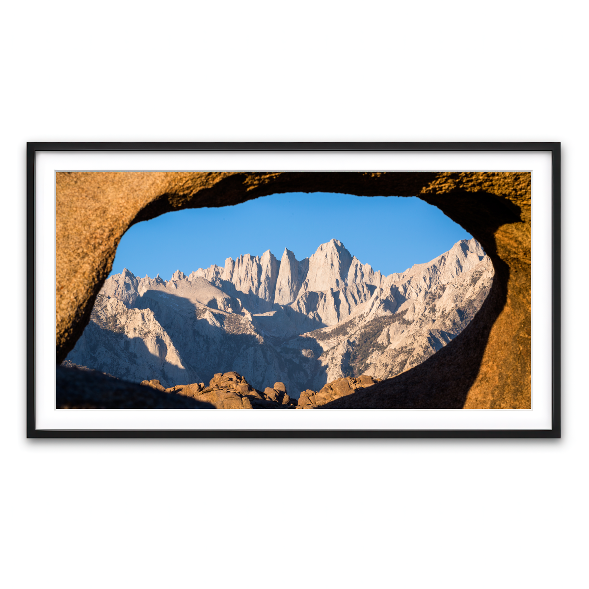 Mount Whitney through Sandstone Archway Wall Art
