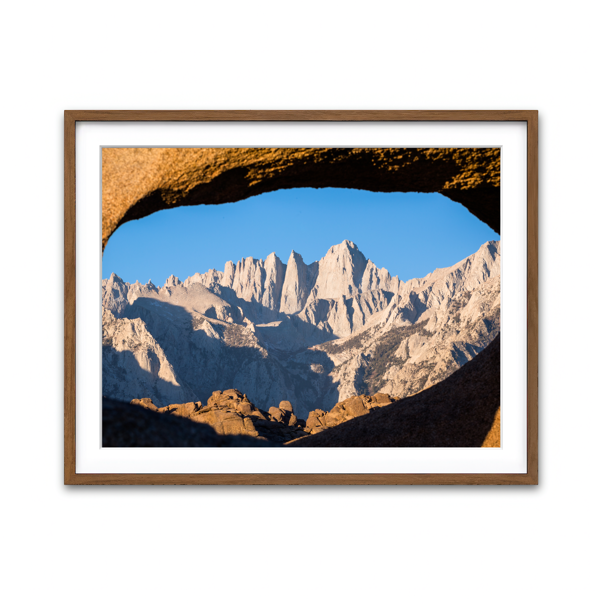 Mount Whitney through Sandstone Archway Wall Art