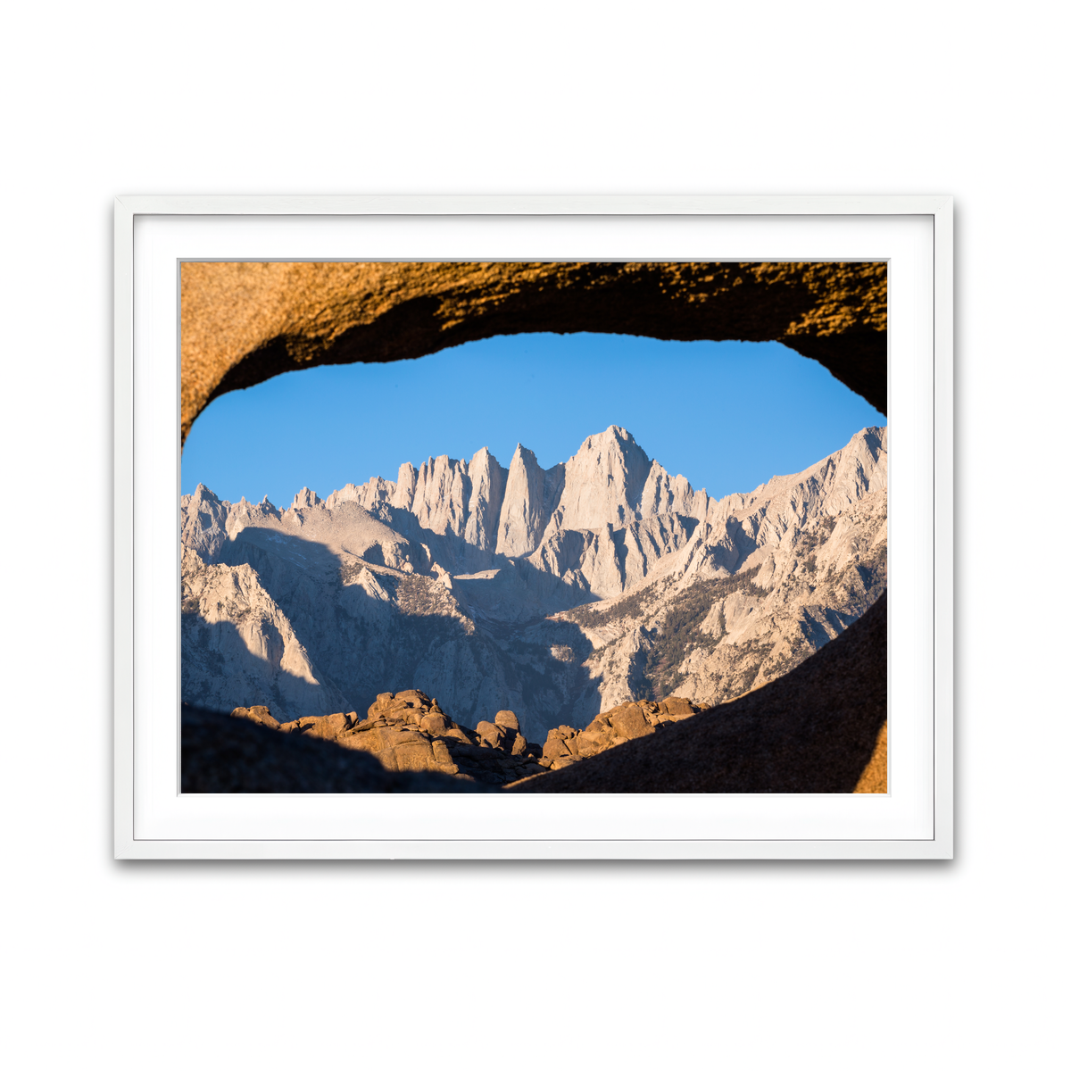 Mount Whitney through Sandstone Archway Wall Art