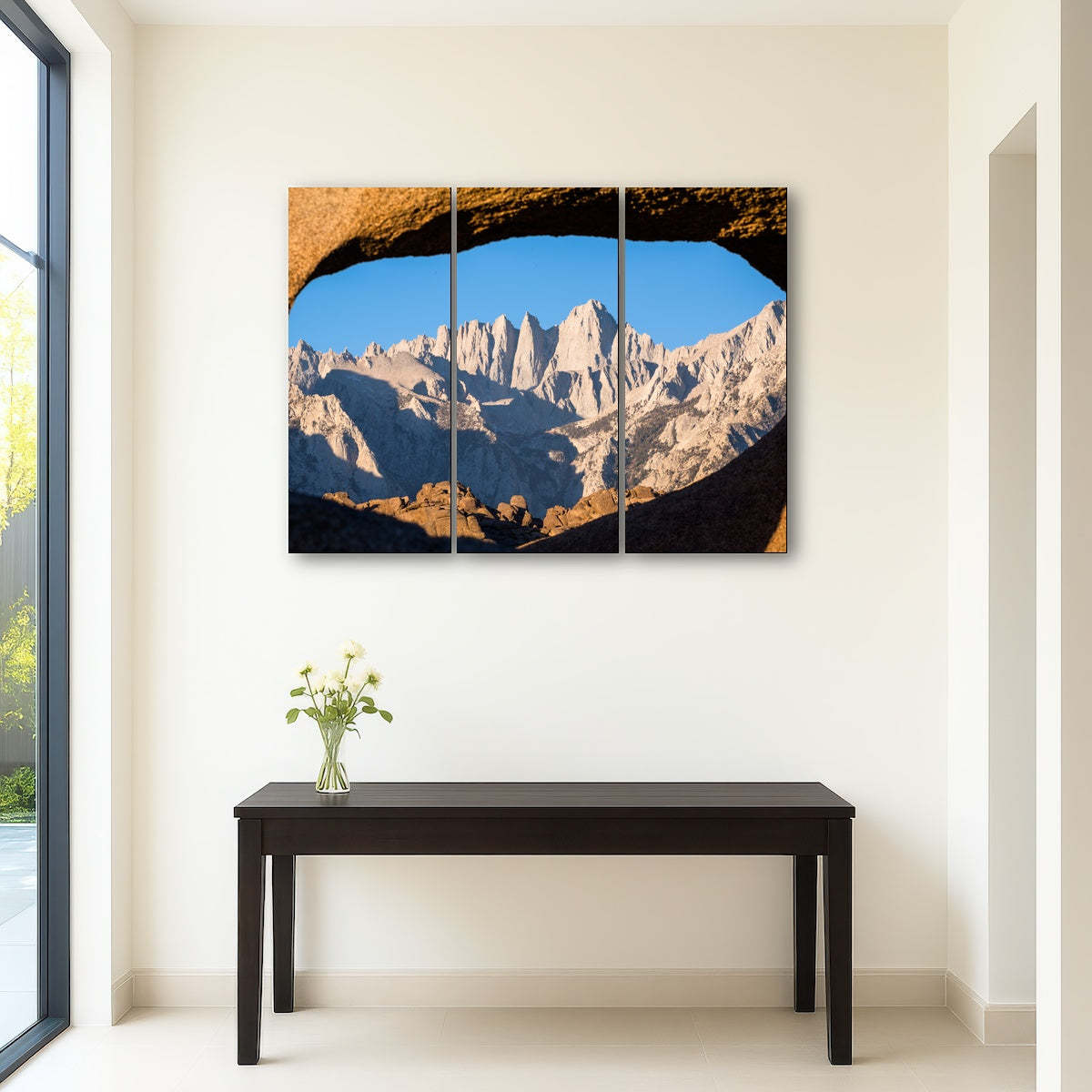 Mount Whitney through Sandstone Archway Wall Art