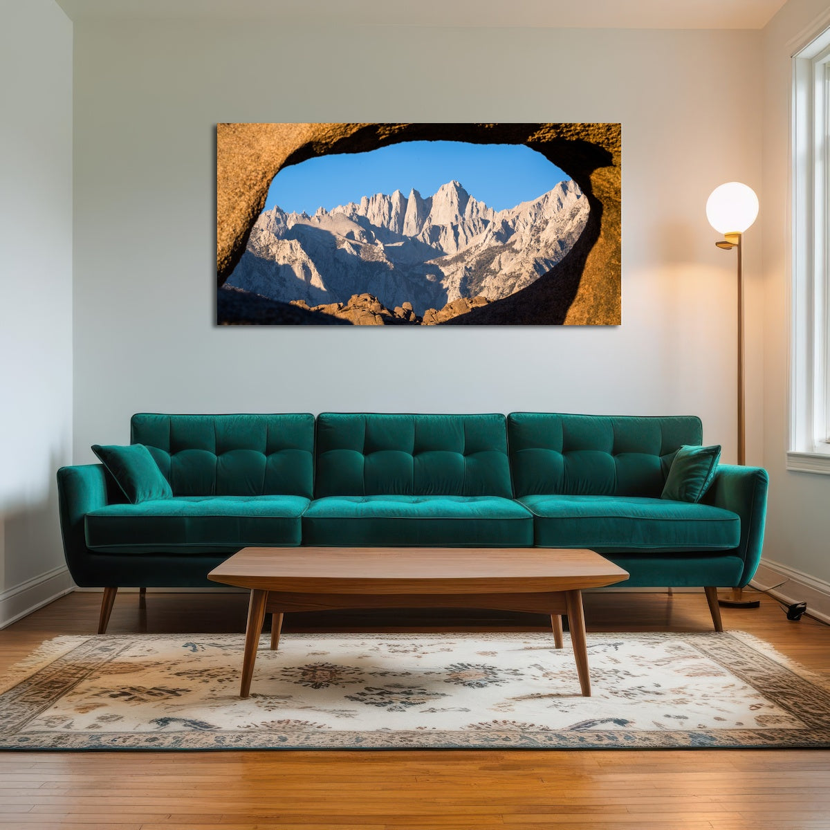 Mount Whitney through Sandstone Archway Wall Art