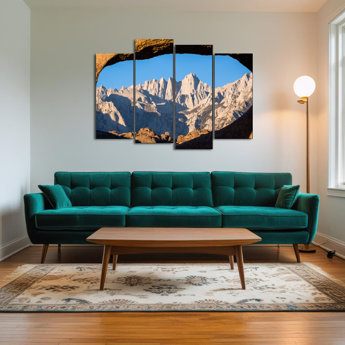 Mount Whitney through Sandstone Archway Wall Art