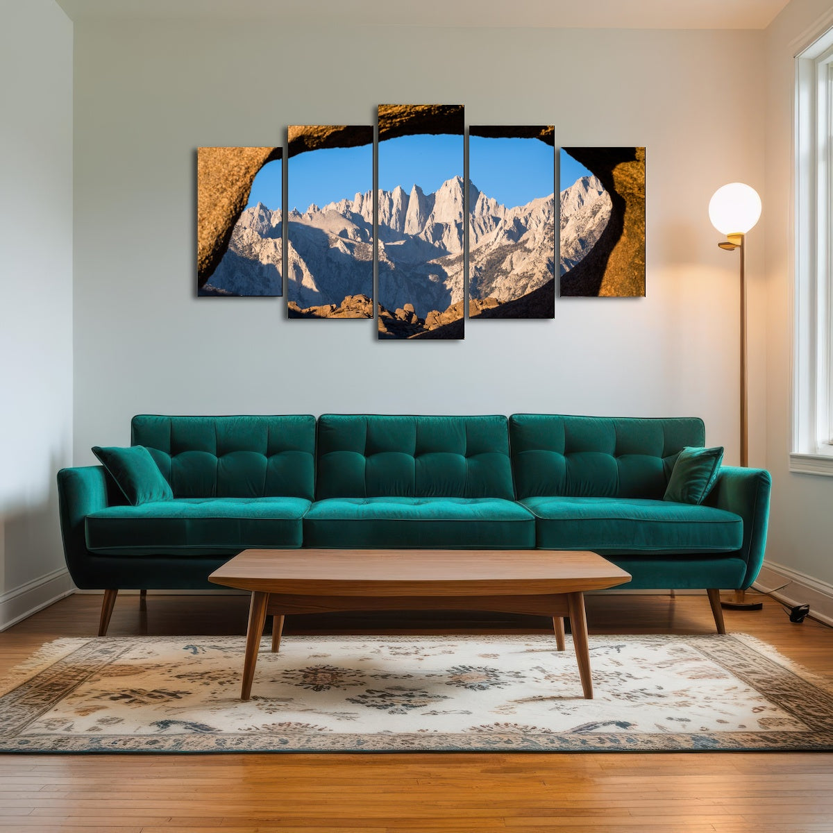 Mount Whitney through Sandstone Archway Wall Art