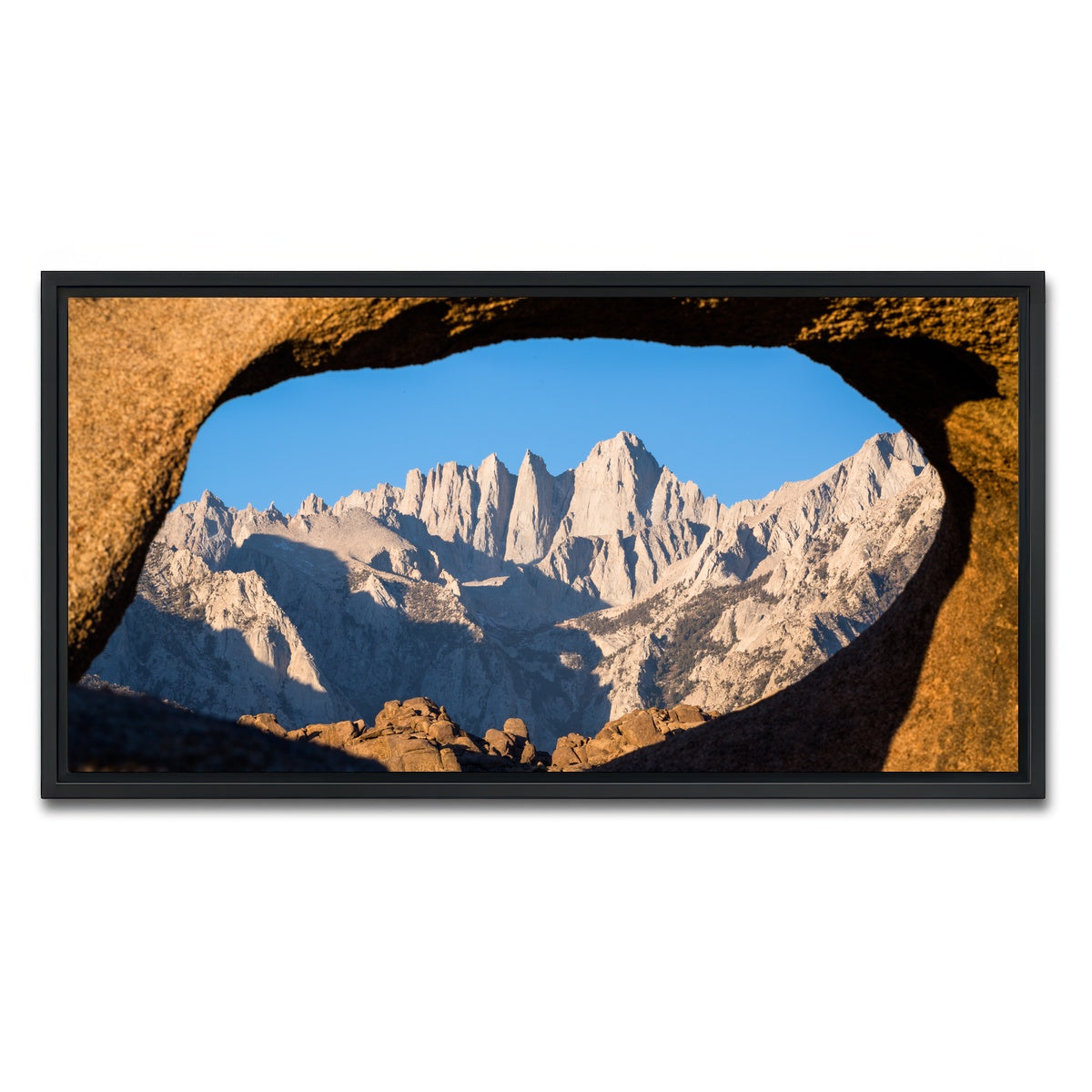 Mount Whitney through Sandstone Archway Wall Art