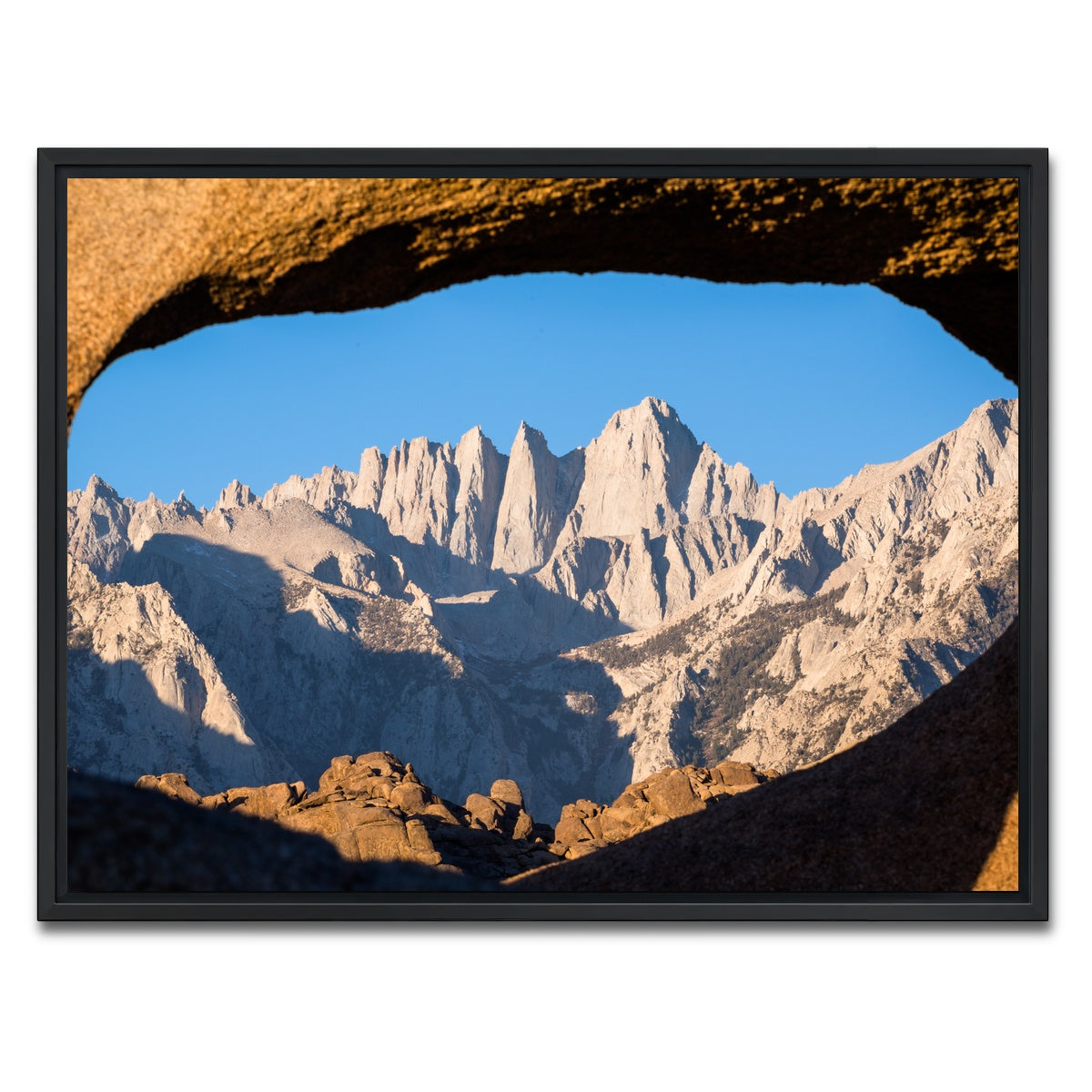 Mount Whitney through Sandstone Archway Wall Art