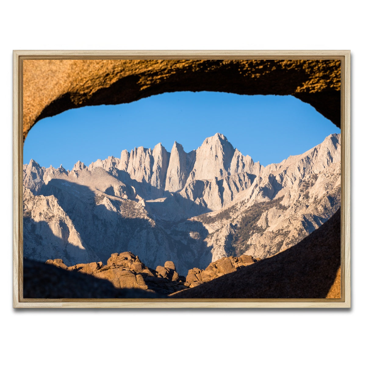 Mount Whitney through Sandstone Archway Wall Art