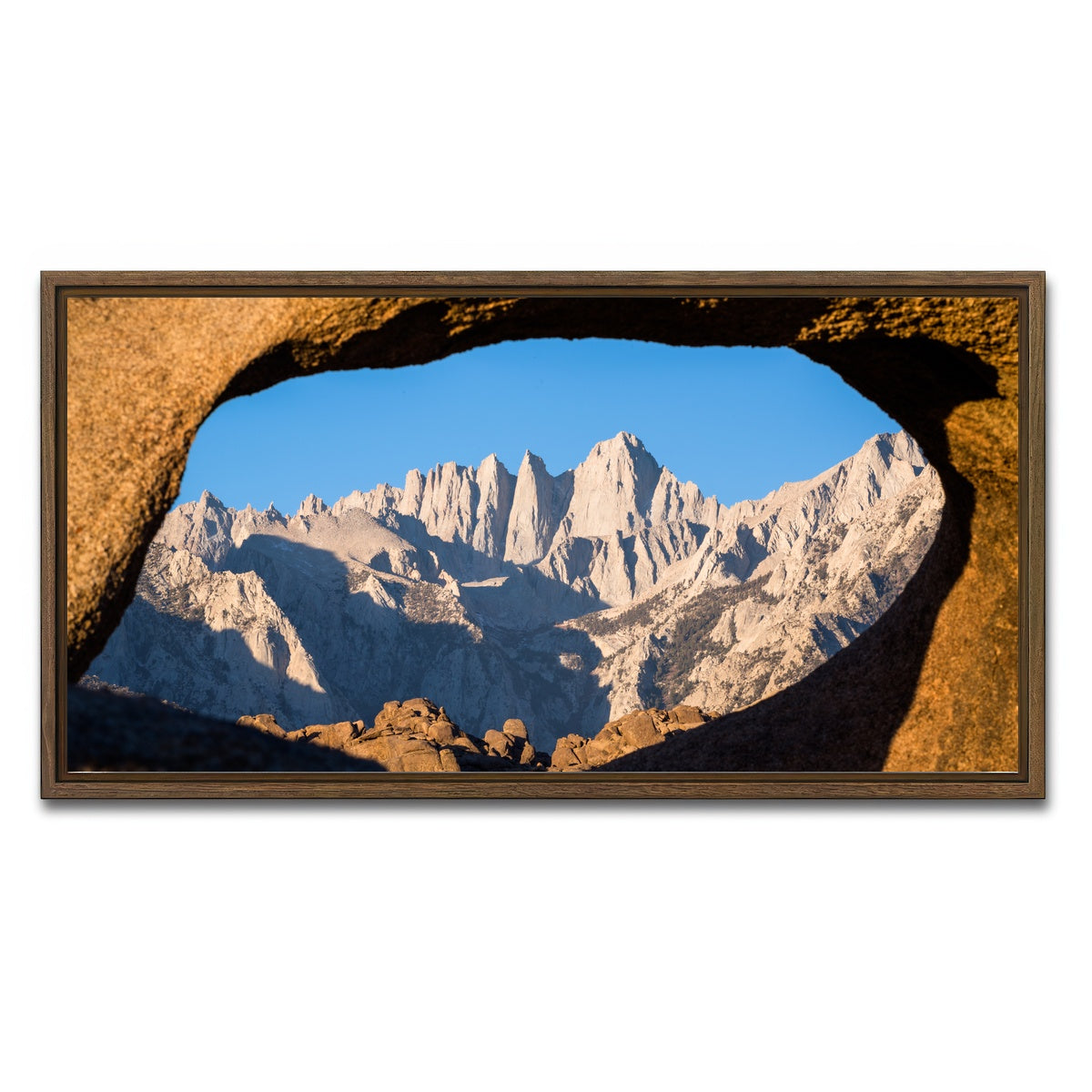 Mount Whitney through Sandstone Archway Wall Art
