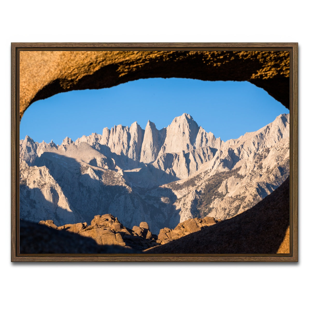 Mount Whitney through Sandstone Archway Wall Art