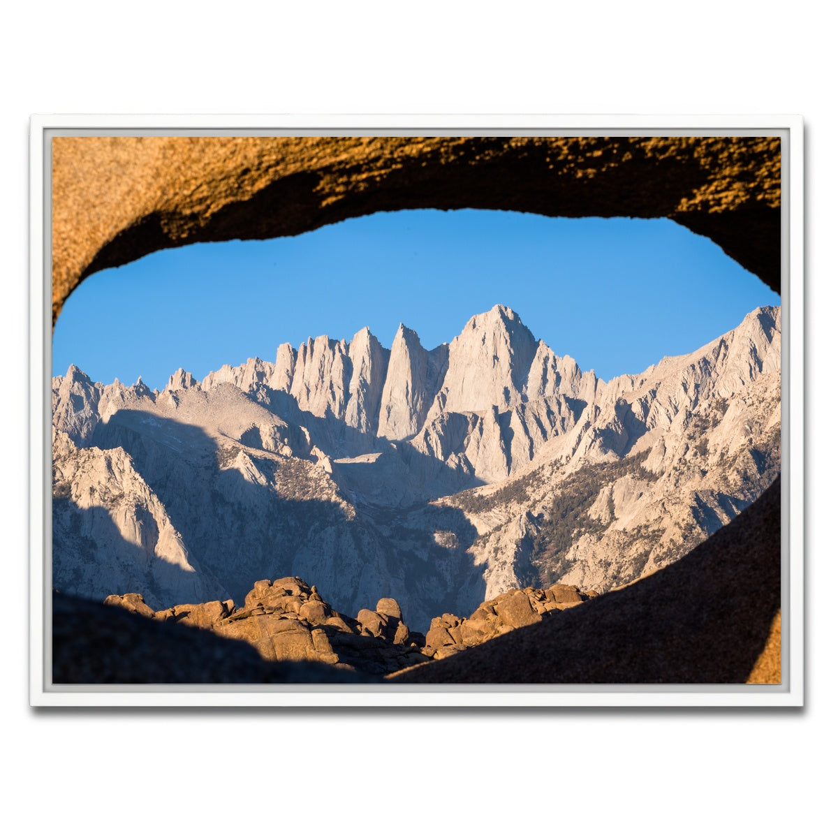 Mount Whitney through Sandstone Archway Wall Art