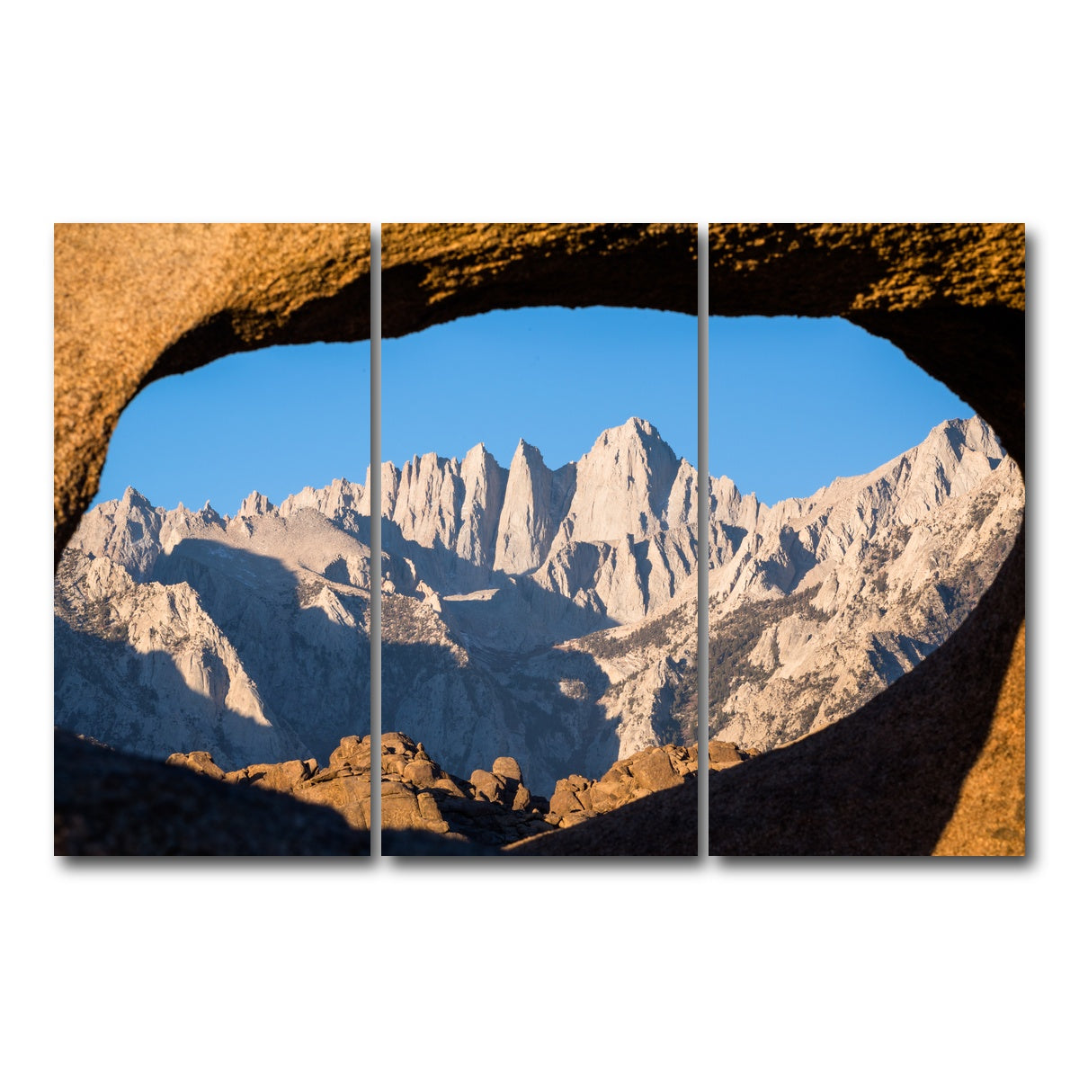 Mount Whitney through Sandstone Archway Wall Art