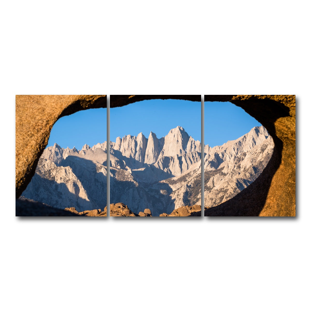 Mount Whitney through Sandstone Archway Wall Art