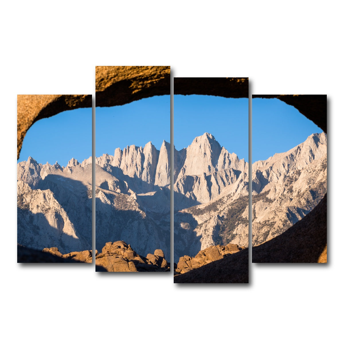 Mount Whitney through Sandstone Archway Wall Art
