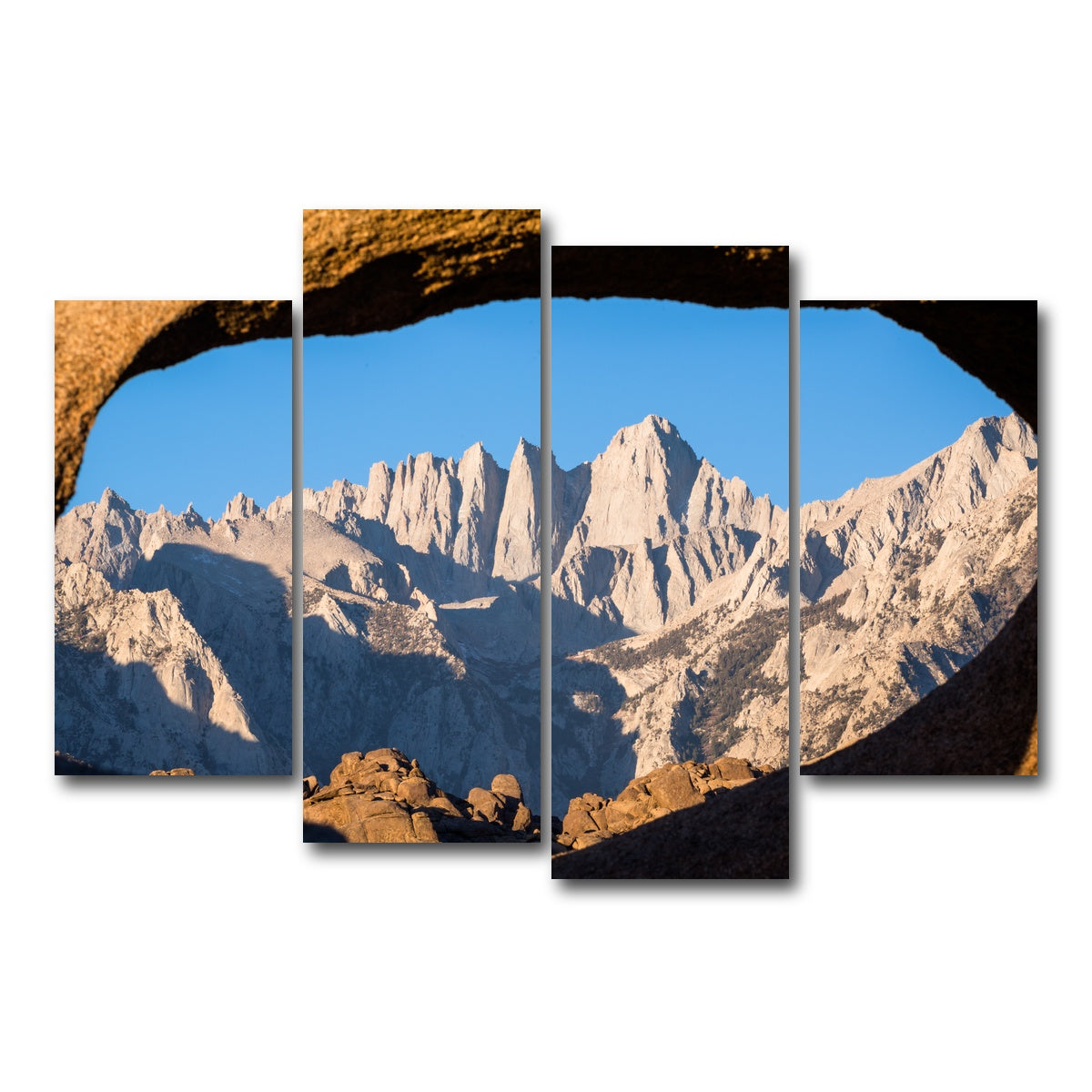 Mount Whitney through Sandstone Archway Wall Art