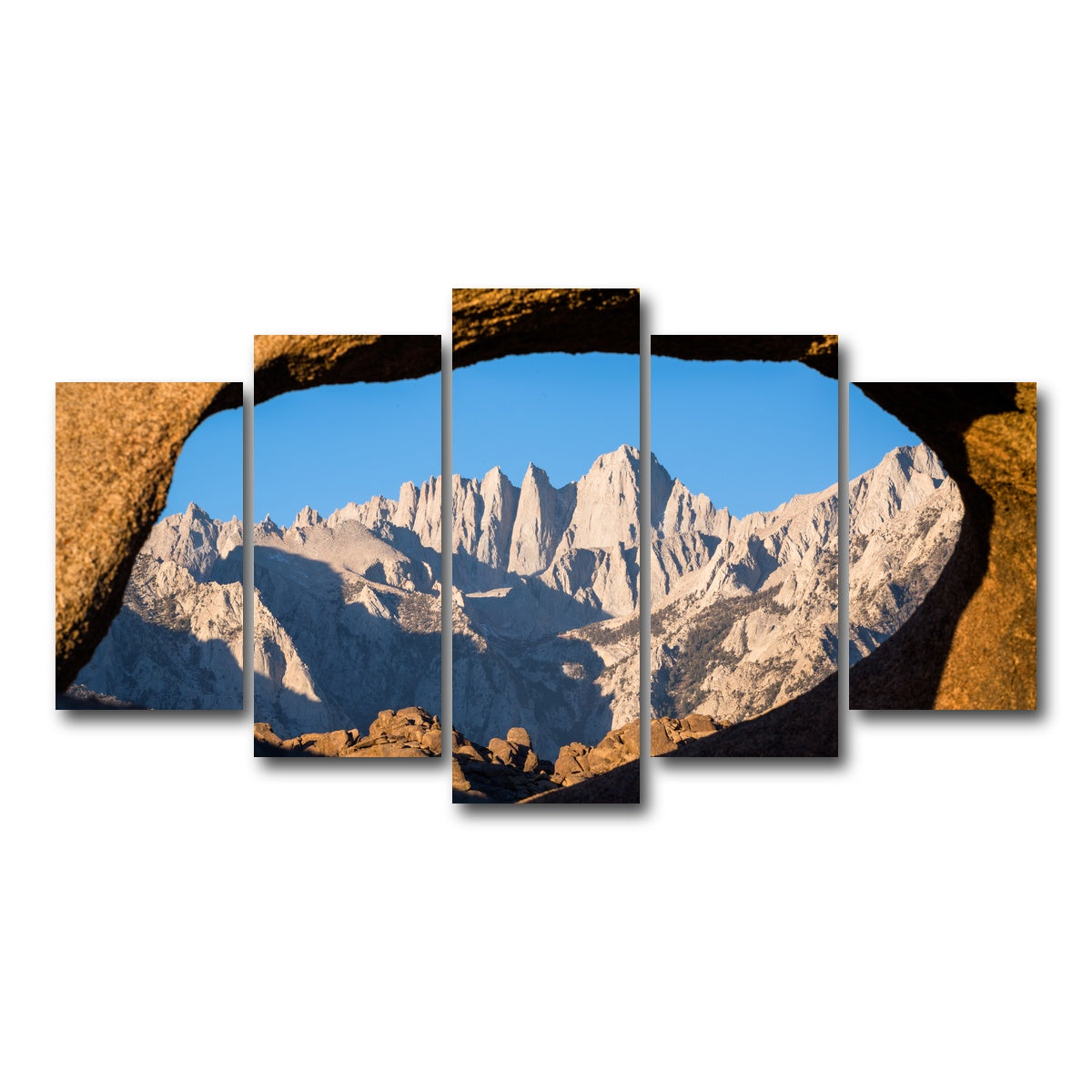 Mount Whitney through Sandstone Archway Wall Art