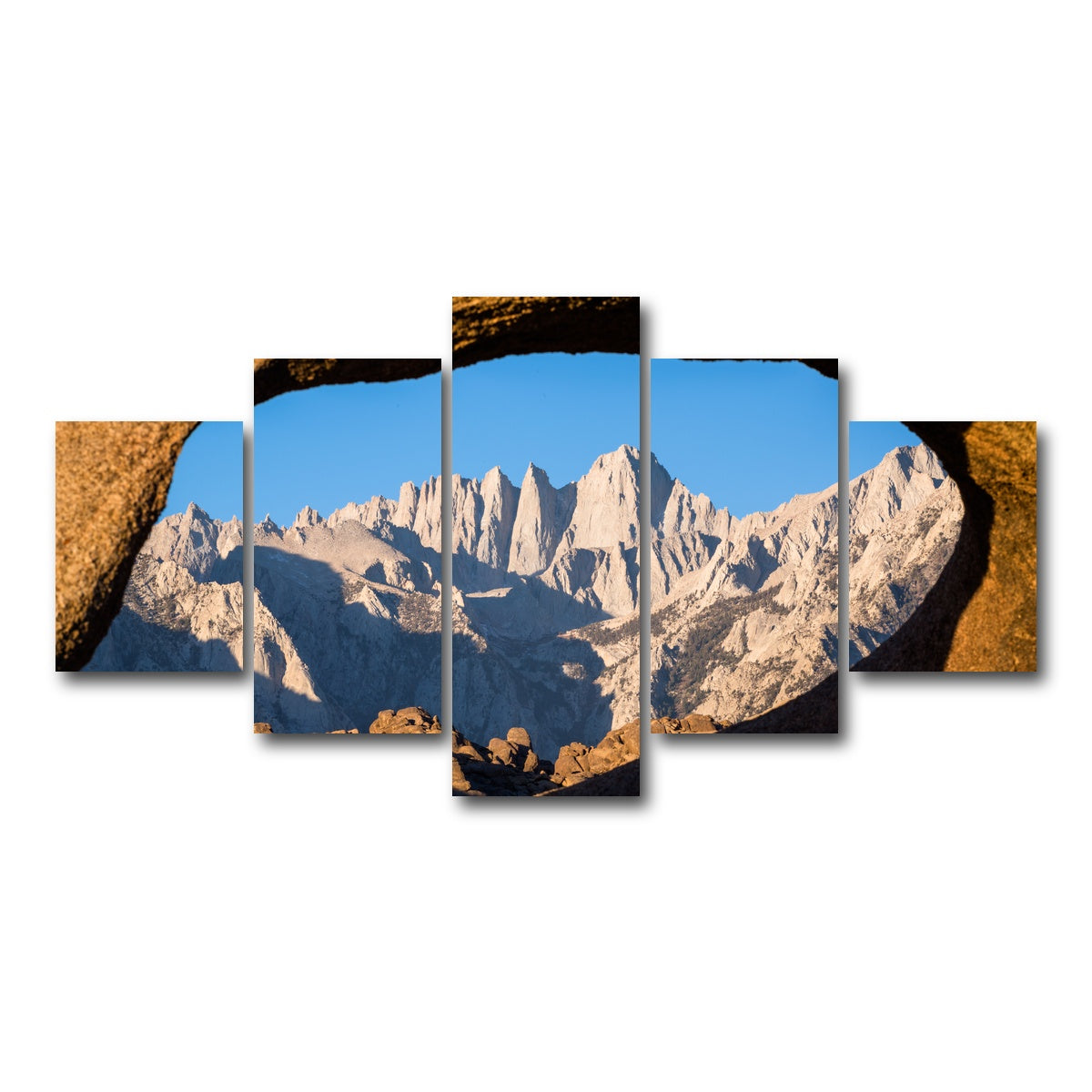 Mount Whitney through Sandstone Archway Wall Art