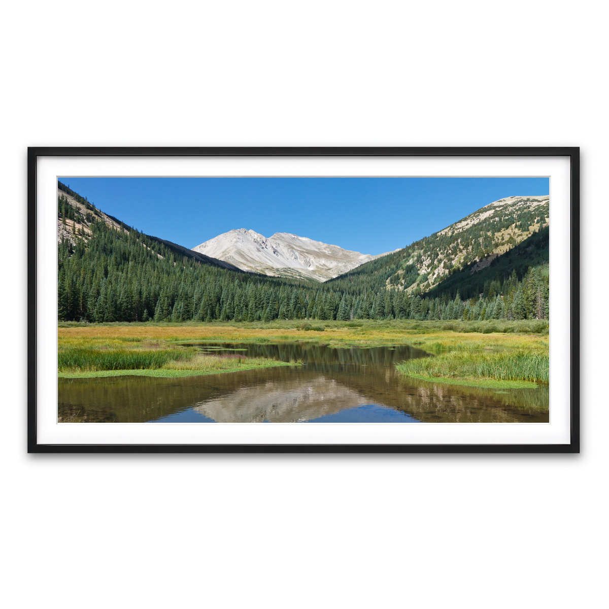 Framed Print 2x1 Black