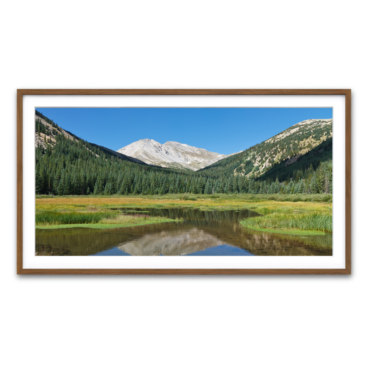 Framed Print 2x1 Walnut
